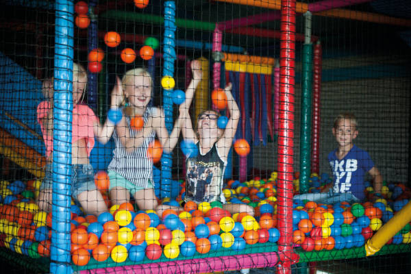 Attractiepark de Goudvis: Spelen in de ballenbak