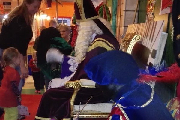 Sinterklaas op bezoek