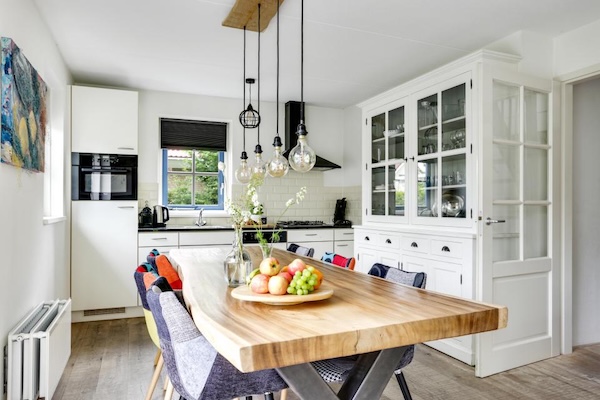 De keuken van vakantiehuis Duintop