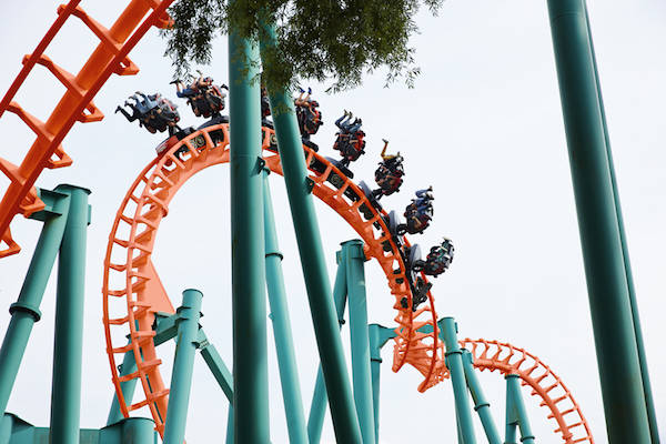 Walibi Holland over de kop in de condor