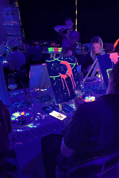 Glow in the dark verf