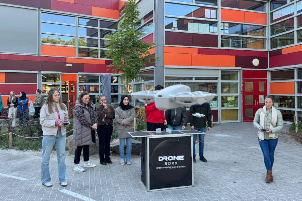 Drone in beeld