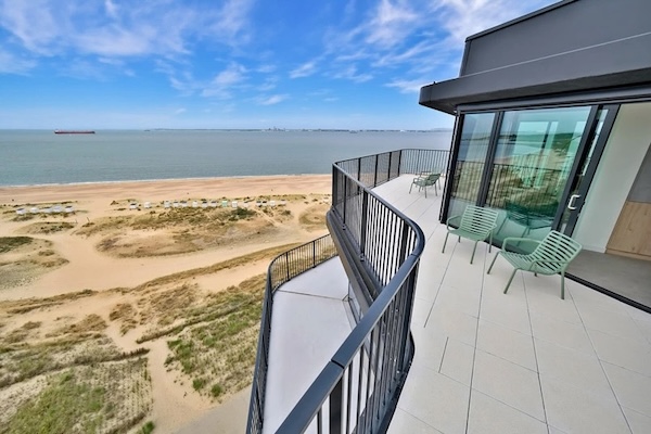 Uitzicht op zee