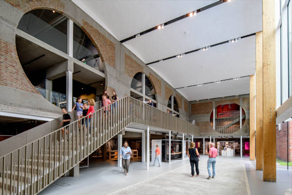 Hal van het museum