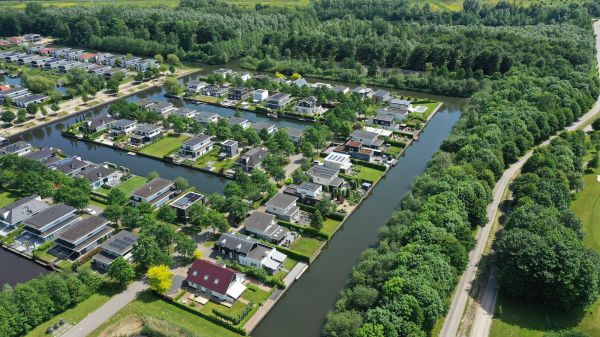 Overzicht van het park