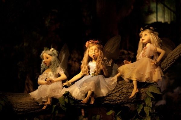 Winter efteling: Drie zingende poppetjes