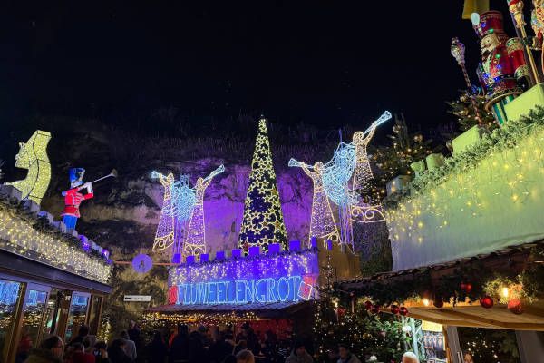 Kerstmarkt Fluweelengrot Valkenburg in Valkenburg