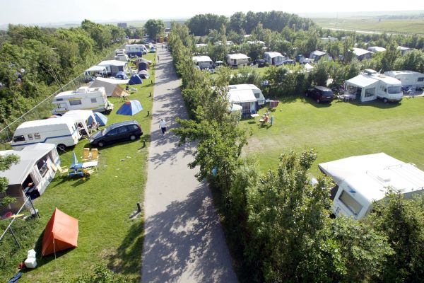 Overzicht van de camping