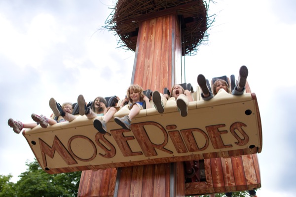 Speelpark Oud Valkeveen: Een vrije val in de Mose ride