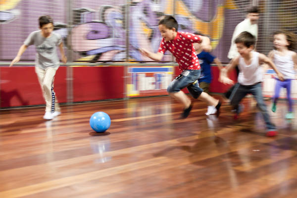 TunFun Speelpark: Voetballen in de Panna Pit