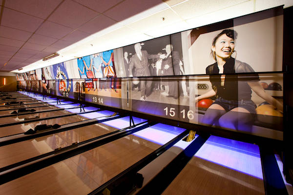 Moderne bowlingbanen bij Sportcity Leiderdorp
