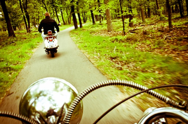 Dagje uit Retro scooter verhuur Veluwe