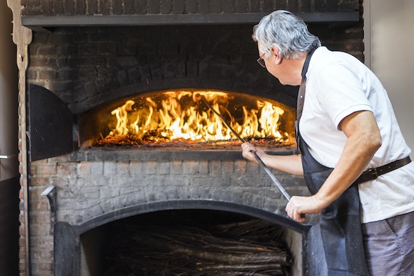 Gloeiend hete oven