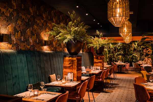 Inkijk in het restaurant