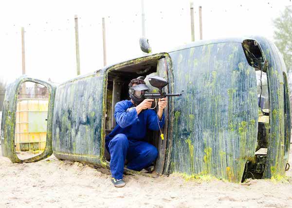 Paintball Boerderij: Zoek dekking op de gekste plekken