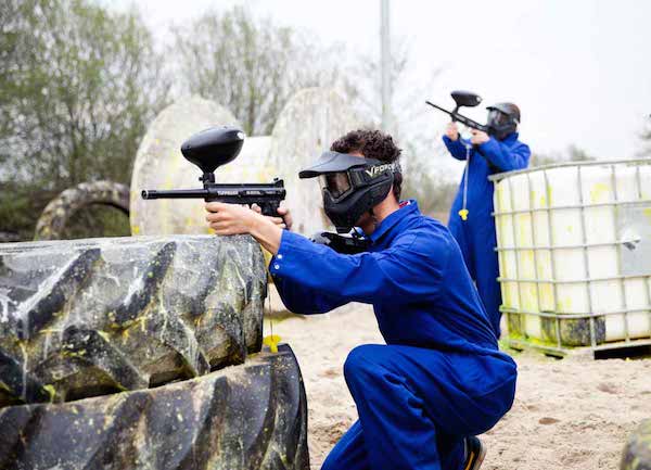 Paintball Boerderij: Schiet er op los